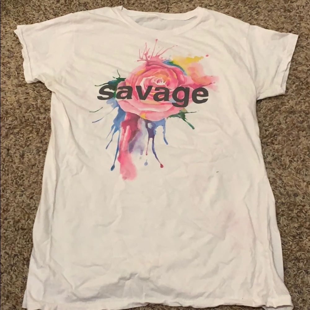 Savage White T-Shirt